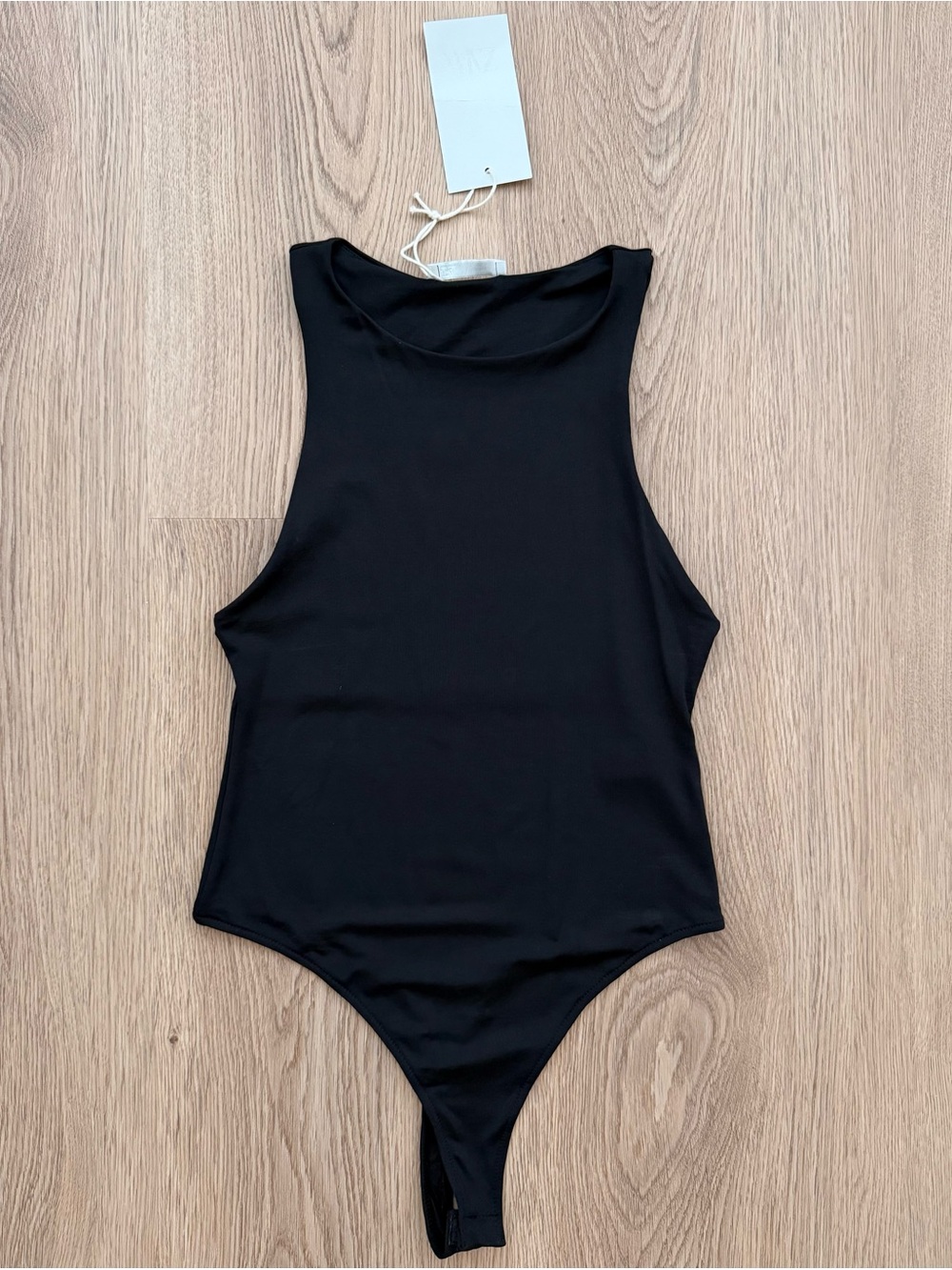 ZARA Black seamless bodysuit